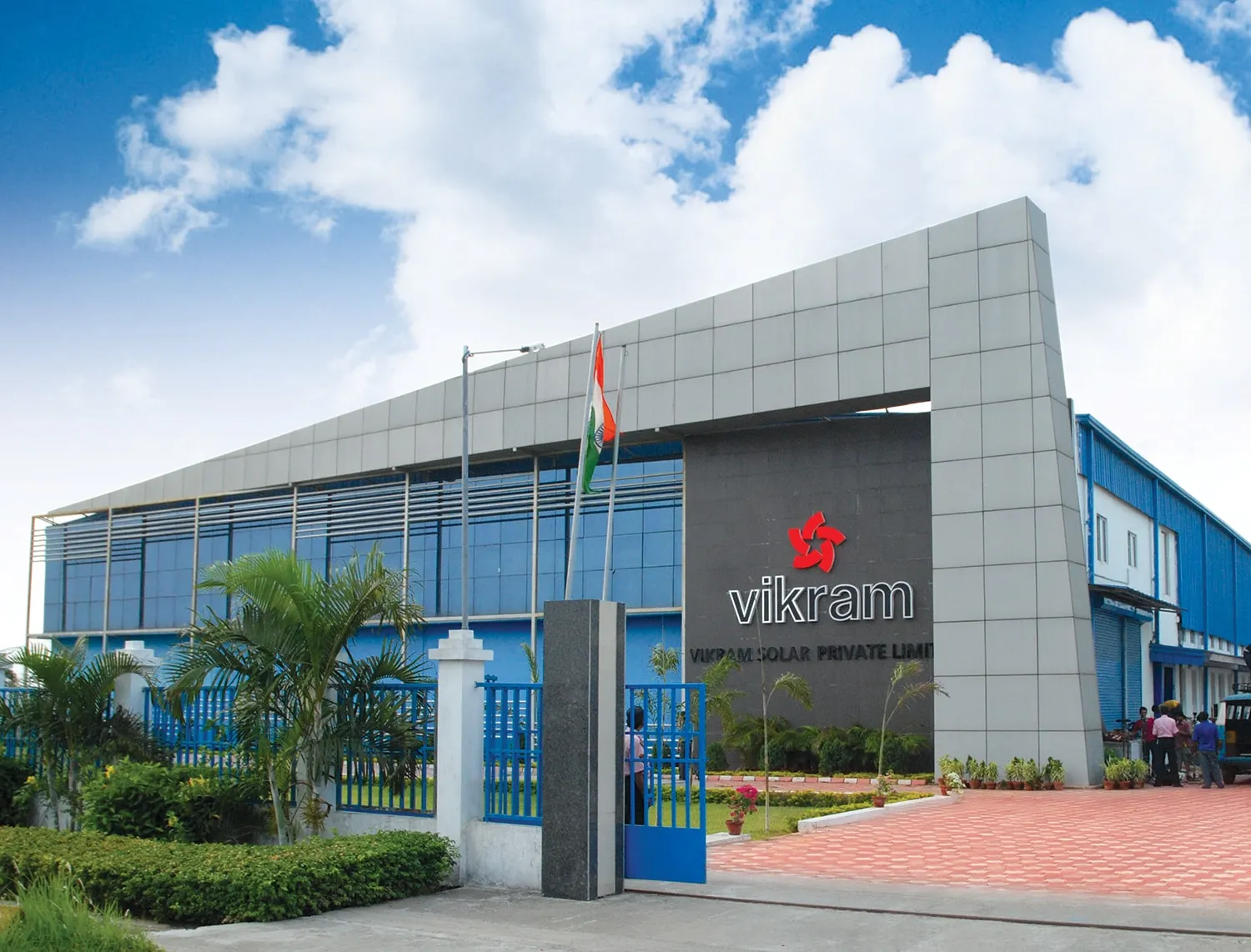 Vikram Solar's expanded Falta manufacturing facility