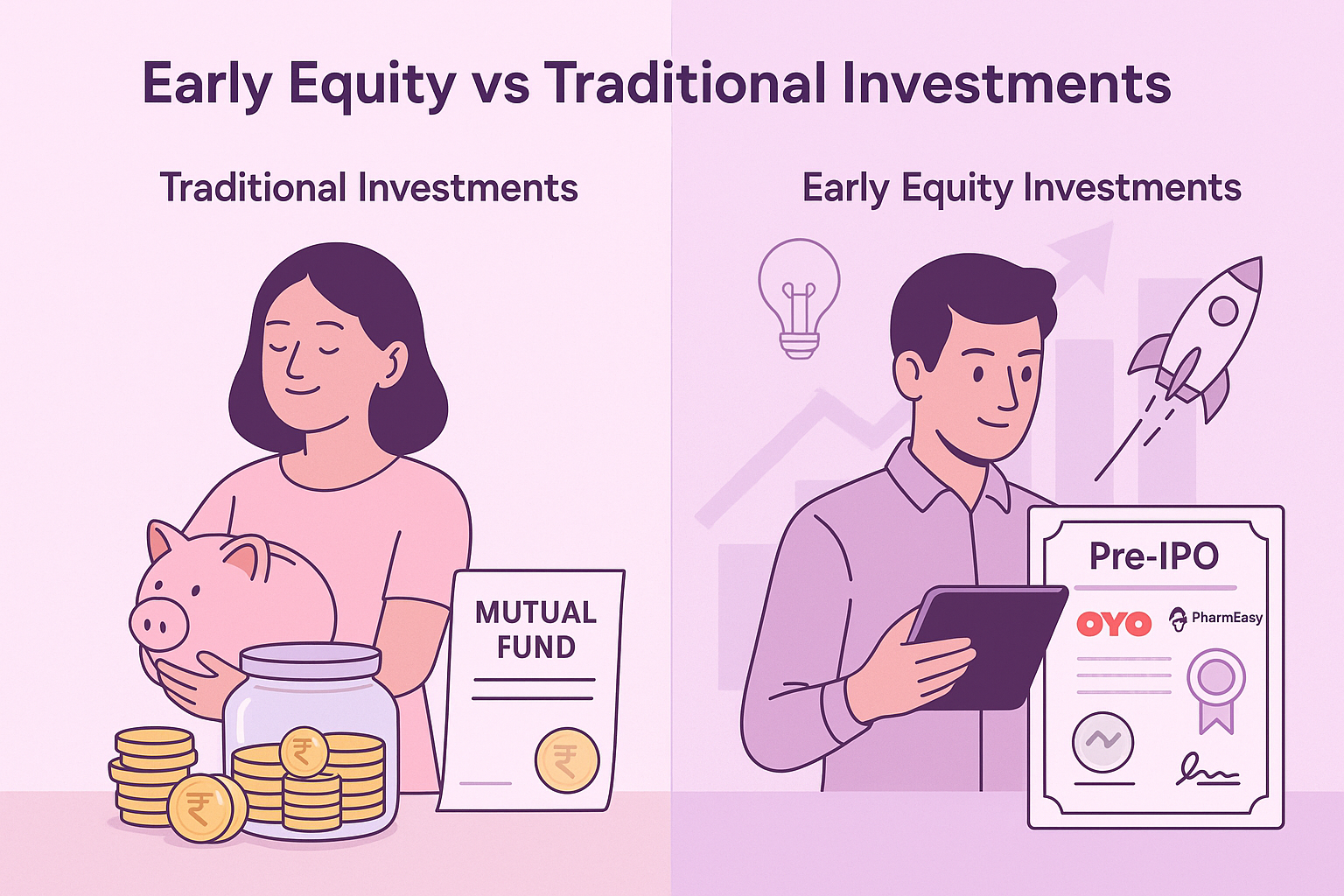 Early Equity Investments vs Traditional Investments What Every Investor Should Know